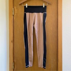 ALLFENIX • NWT! “Ivy” 7/8 Legging in Black & Taupe - Size S